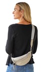 CROSS BELT BAG - soft grey